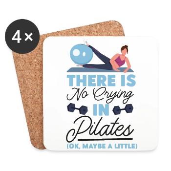 Pilates Instructor Teacher There - Coasters (set of 4) - white - Front