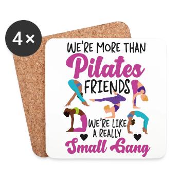 Pilates Instructor Teacher Friends - Untersetzer (4er-Set) - Weiß - Vorne