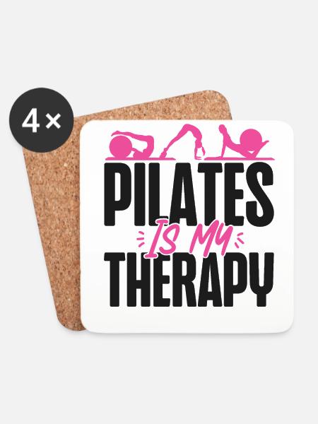 Pilates Instructor Teacher Pilates - Untersetzer (4er-Set) - Weiß