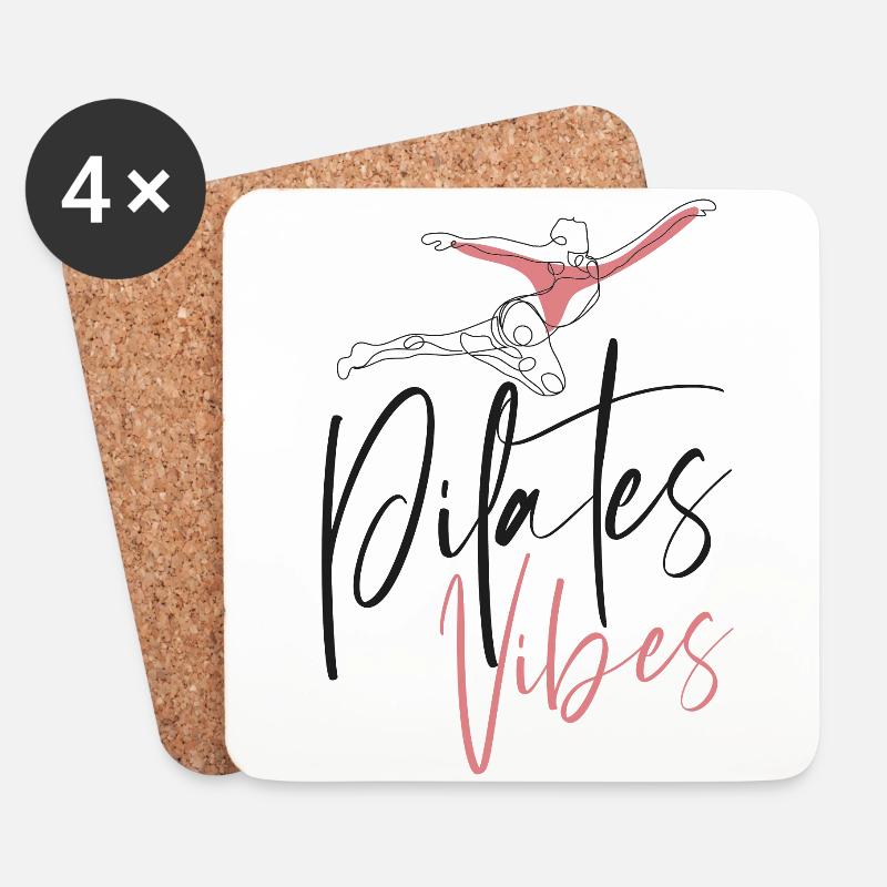Pilates Instructor Teacher Pilates - Untersetzer (4er-Set) - Weiß
