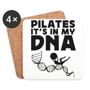 Pilates Instructor Teacher Pilates - Untersetzer (4er-Set) - Weiß - Vorne