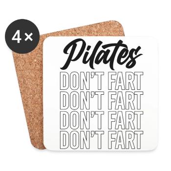 Pilates Instructor Teacher Pilates - Untersetzer (4er-Set) - Weiß - Vorne