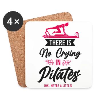 Pilates Instructor Teacher There - Coasters (set of 4) - white - Front
