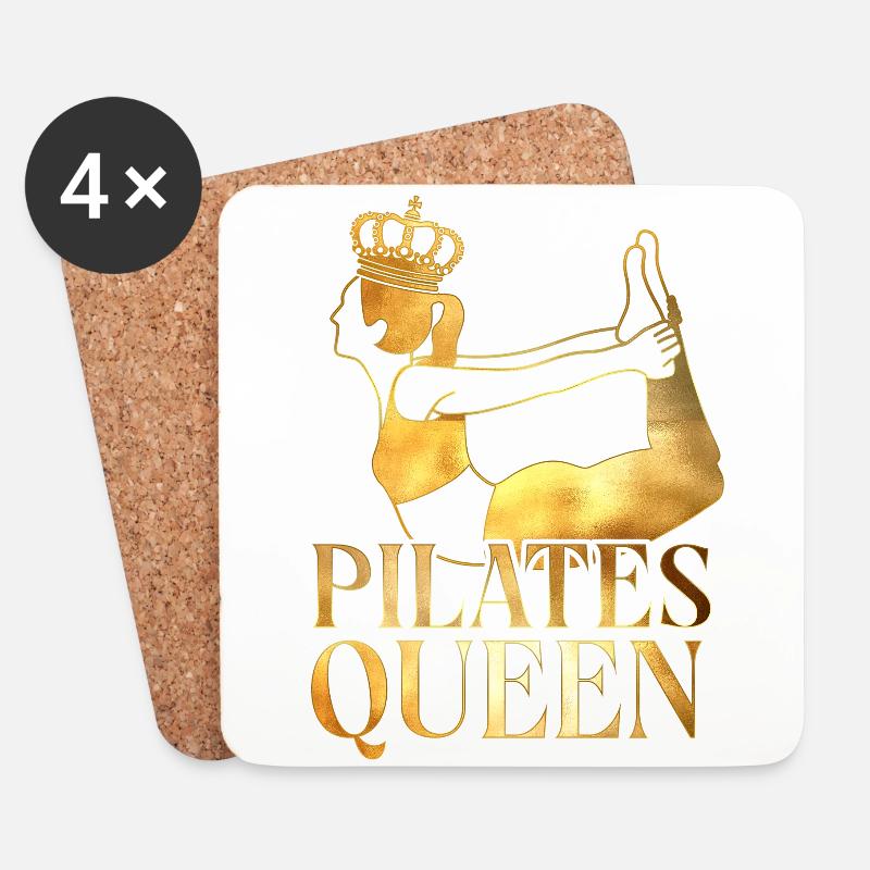 Pilates Instructor Teacher Pilates - Untersetzer (4er-Set) - Weiß