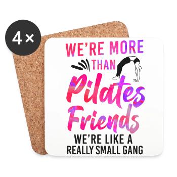 Pilates Instructor Teacher Friends - Untersetzer (4er-Set) - Weiß - Vorne