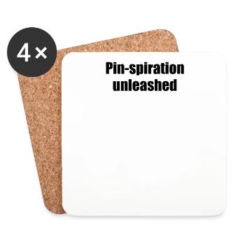 Bowling - La spiration des quilles se déchaîne - Dessous de verre (lot de 4) - blanc - Devant