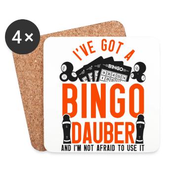 Bingo Player I've Got A Bingo - Untersetzer (4er-Set) - Weiß - Vorne