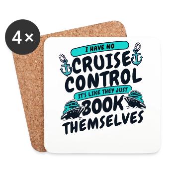 Je n’ai pas de régulateur de vitesse Cruise Cruise Cruise - Dessous de verre (lot de 4) - blanc - Devant