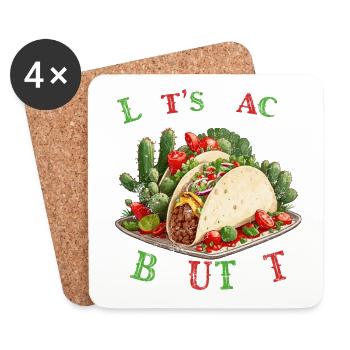 Funny Taco Saying Cinco De Mayo Mexican - Coasters (set of 4) - white - Front