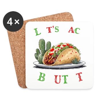 Lustiger Taco Spruch Cinco De Mayo Style - Untersetzer (4er-Set) - Weiß - Vorne