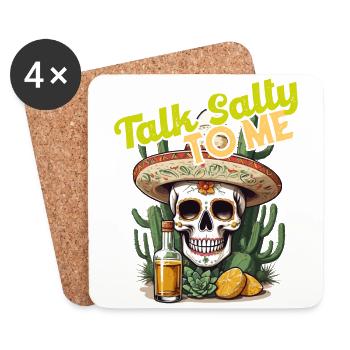 Funny Tequila Saying Cinco de Mayo Mexico - Coasters (set of 4) - white - Front