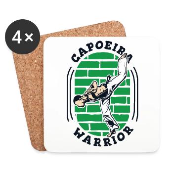 Capoeira Warrior Capoeirista Ginga Dance Capoeira - Untersetzer (4er-Set) - Weiß - Vorne