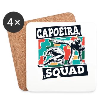 Capoeira Squad Ginga Capoeirista Tanz - Untersetzer (4er-Set) - Weiß - Vorne