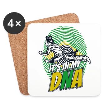 Es ist in meiner DNA Ginga Capoeirista Tanz - Untersetzer (4er-Set) - Weiß - Vorne