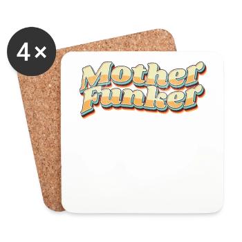 Funk-Soul-Nights Disco Journey into the 60s to 80s - Coasters (set of 4) - white - Front