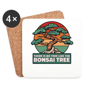 No Tree Like The Bonsai Tree Indoor Bonsai - Coasters (set of 4) - white - Front