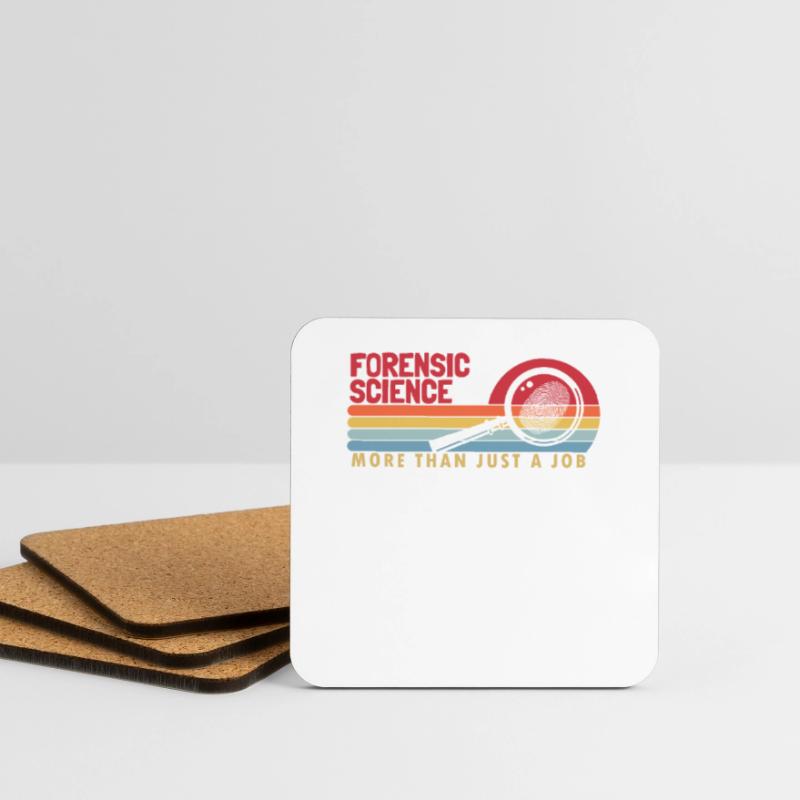 Forensic Science more than a Job Science Forensic Coasters (set of 4)