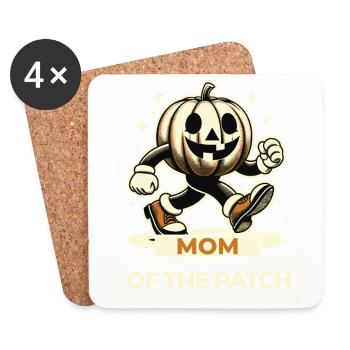 Mère Du Champ De Citrouille Drôle Disant Halloween - Dessous de verre (lot de 4) - blanc - Devant