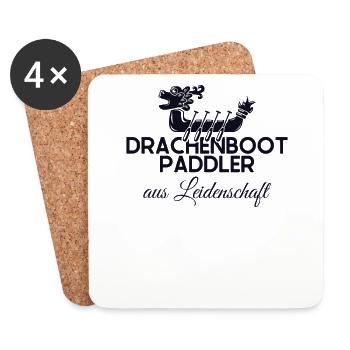 Drachenboot Paddler Aus Leidenschaft Team Lover - Coasters (set of 4) - white - Front