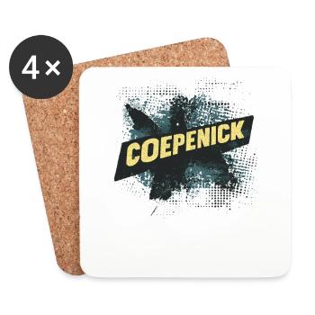 Berlin Köpenick Souvenir Cöpenick Grunge Design - Untersetzer (4er-Set) - Weiß - Vorne