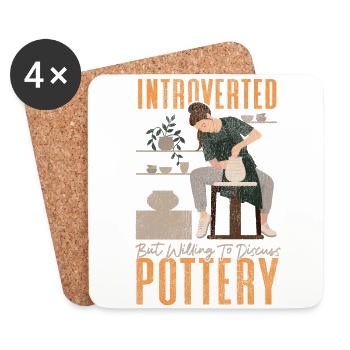 Pottery Ceramics Artist - Untersetzer (4er-Set) - Weiß - Vorne