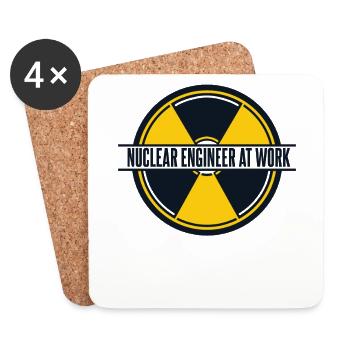 Nuclear Engineer At Work Energy Uranium Nuclear - Coasters (set of 4) - white - Front