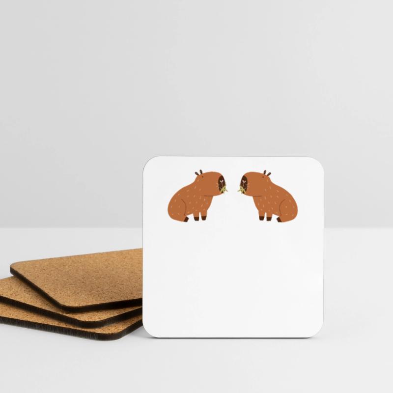 Programmer Wombat Software Computer PC Coasters (set of 4)