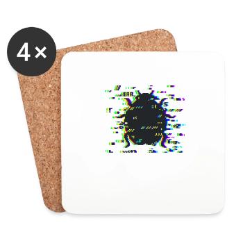 IT Geek, PC Zubehör Speichergeräte Evolution - Untersetzer (4er-Set) - Weiß - Vorne
