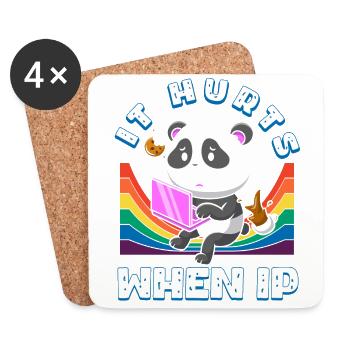IT Geek, Accessoires PC Périphériques de stockage Evolution - Dessous de verre (lot de 4) - blanc - Devant