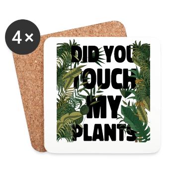Plant Lover Gardening Did You - Untersetzer (4er-Set) - Weiß - Vorne