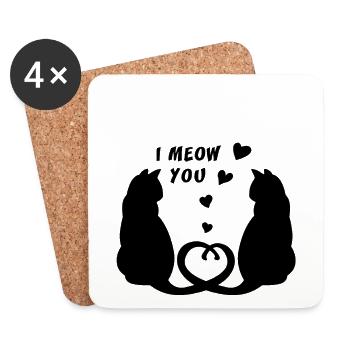 Valentine’s Day - Coasters (set of 4) - white - Front