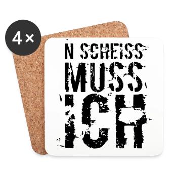 n shit I have to gift idea - Coasters (set of 4) - white - Front