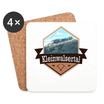 Kleinwalsertal Österreich Allgäu Ifen Wandern - Untersetzer (4er-Set) - Weiß - Vorne