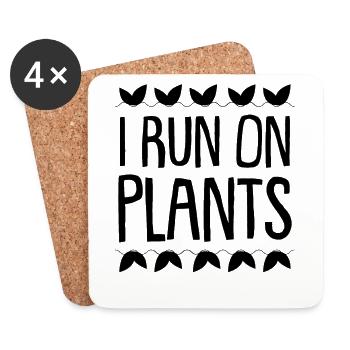 Vegetable planting - Coasters (set of 4) - white - Front