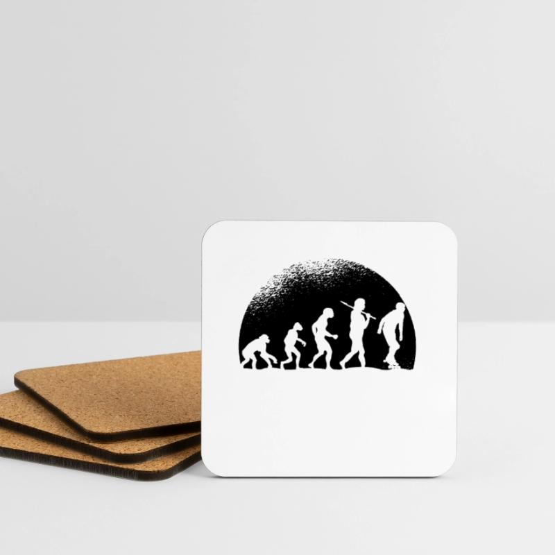 Evolution Rollers Dessous de verre (lot de 4)