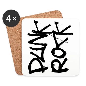 Punk Rock - Coasters (set of 4) - white - Front