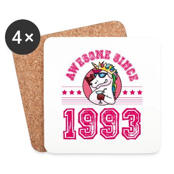Awesome Unicorn (1993) - Coasters (set of 4) - white - Front