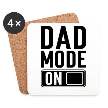 Father-to-be Father Gift Saying - Coasters (set of 4) - white - Front