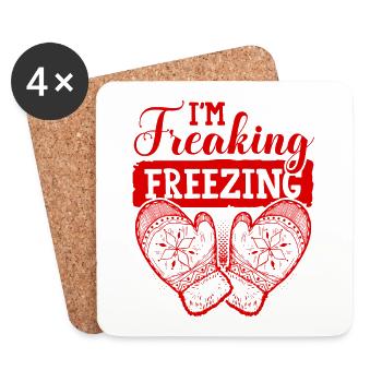 Freezing Winter - Untersetzer (4er-Set) - Weiß - Vorne
