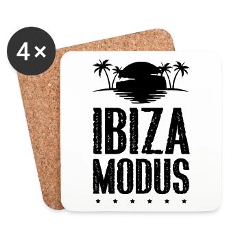 Ibiza Modus - Untersetzer (4er-Set) - Weiß - Vorne