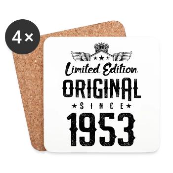 1953 limited edition - Coasters (set of 4) - white - Front