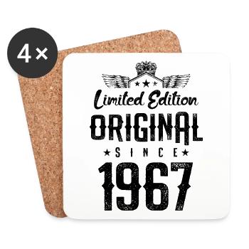 1967 limited edition - Coasters (set of 4) - white - Front