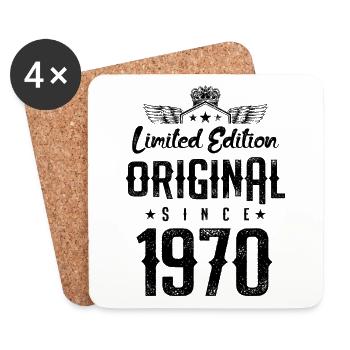 1970 limited edition - Untersetzer (4er-Set) - Weiß - Vorne