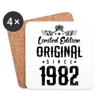 1982 limited edition - Untersetzer (4er-Set) - Weiß - Vorne