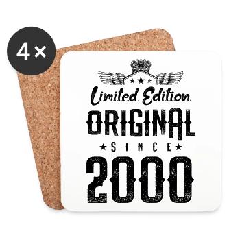 2000 limited edition - Coasters (set of 4) - white - Front