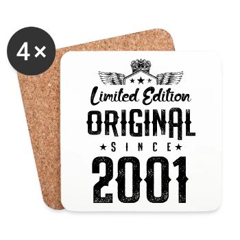 2001 limited edition - Untersetzer (4er-Set) - Weiß - Vorne
