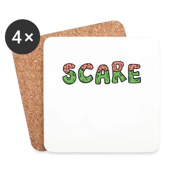 Customer Service of the Customer Service Department - Coasters (set of 4) - white - Front