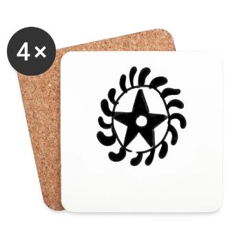 Ägypten Altes Symbol Transformation - Untersetzer (4er-Set) - Weiß - Vorne