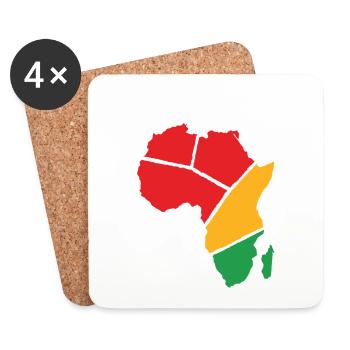October Black History Month African Americans - Coasters (set of 4) - white - Front