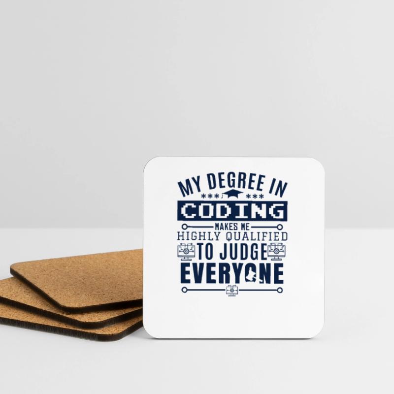 Coder | Programmer | Software Developer Coasters (set of 4)